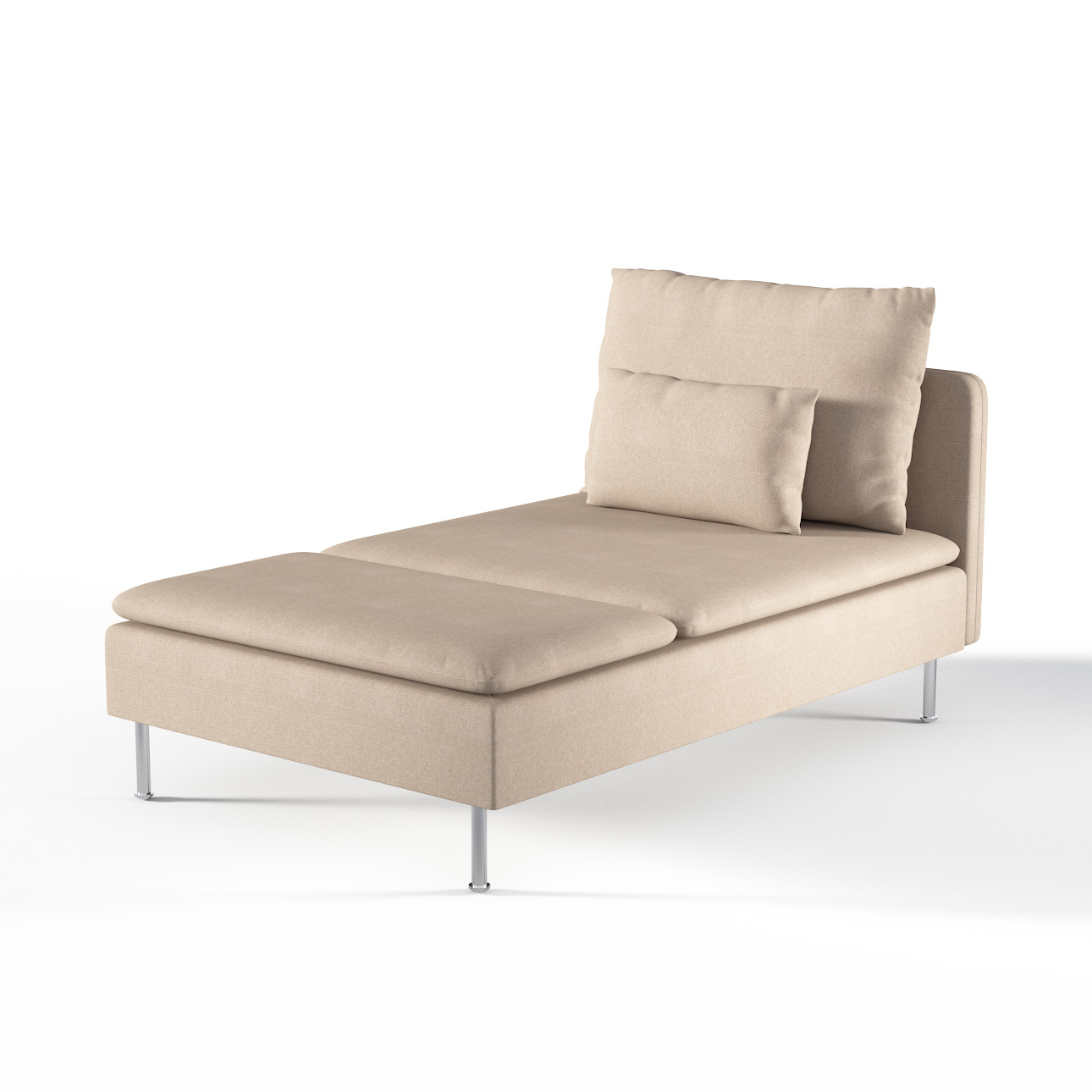 Bezug für Söderhamn Recamiere, beige-grau, Bezug für Recamiere, Etna (705-0 günstig online kaufen