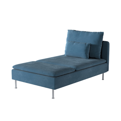 Söderhamn betræk chaiselong 93 X 151 X 83 CM fra kollektionen Velvet, Stof: 704-16