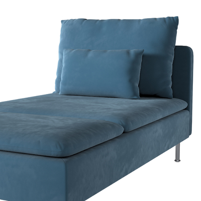 Söderhamn betræk chaiselong 93 X 151 X 83 CM fra kollektionen Velvet, Stof: 704-16