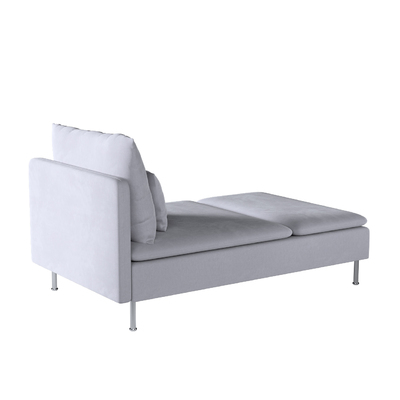 Söderhamn betræk chaiselong 93 X 151 X 83 CM fra kollektionen Velvet, Stof: 704-24