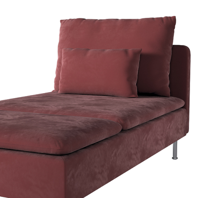 Söderhamn betræk chaiselong 93 X 151 X 83 CM fra kollektionen Velvet, Stof: 704-37