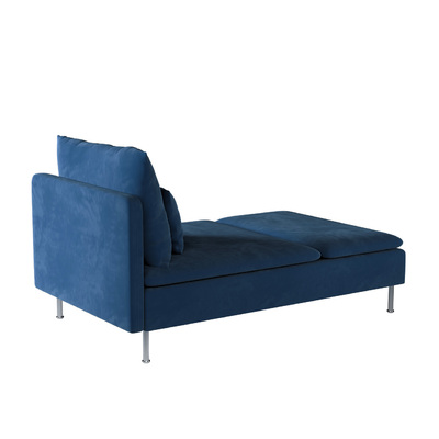 Söderhamn betræk chaiselong 93 X 151 X 83 CM fra kollektionen Velvet, Stof: 704-29