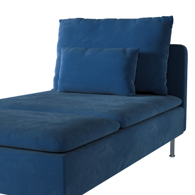 Söderhamn betræk chaiselong 93 X 151 X 83 CM fra kollektionen Velvet, Stof: 704-29