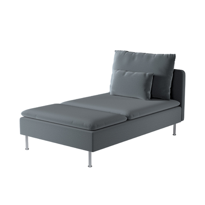 Pokrowiec na szezlong Söderhamn 93 x 151 x 83 cm w kolekcji Ingrid, tkanina: 705-43