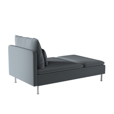 Pokrowiec na szezlong Söderhamn 93 x 151 x 83 cm w kolekcji Ingrid, tkanina: 705-43