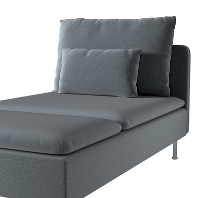 Pokrowiec na szezlong Söderhamn 93 x 151 x 83 cm w kolekcji Ingrid, tkanina: 705-43