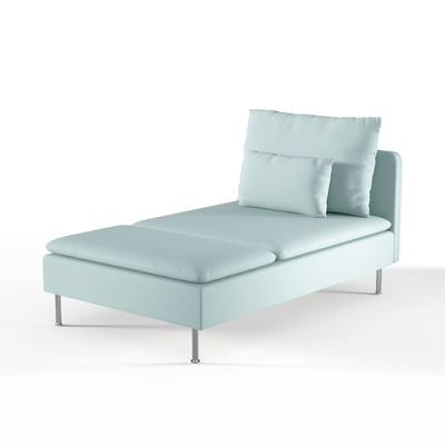 Söderhamn chaise longue, pastel blue, 702-10, Söderhamn chaise
