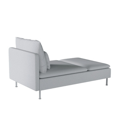 Pokrowiec na szezlong Söderhamn 93 x 151 x 83 cm w kolekcji Amsterdam, tkanina: 704-55