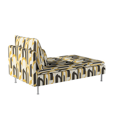 Söderhamn betræk chaiselong 93 X 151 X 83 CM fra kollektionen Cosy Home, Stof: 145-08