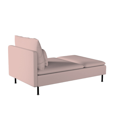 Söderhamn betræk chaiselong 93 X 151 X 83 CM fra kollektionen Teddy, Stof: 702-84