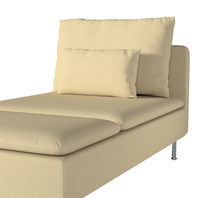 Pokrowiec na szezlong Söderhamn 93 x 151 x 83 cm w kolekcji Living Basic, tkanina: 162-39