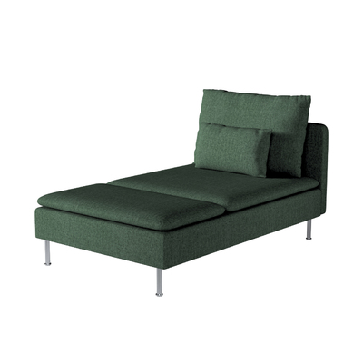 Pokrowiec na szezlong Söderhamn 93 x 151 x 83 cm w kolekcji City, tkanina: 704-81