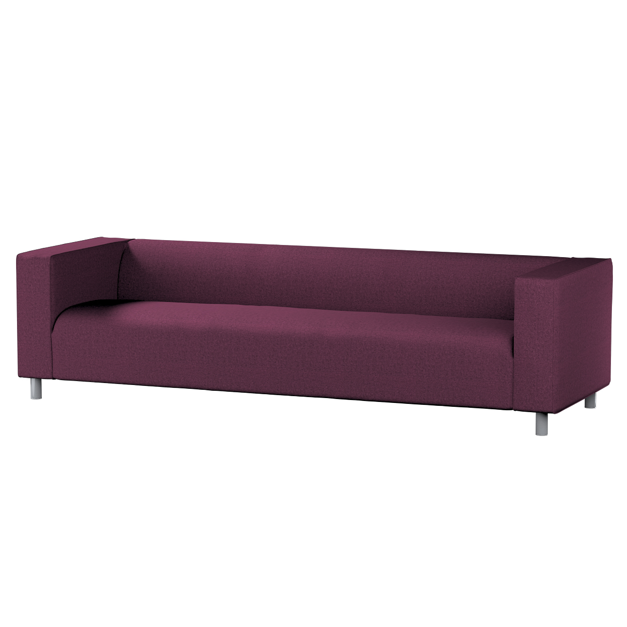 Bezug für Klippan 4-Sitzer Sofa, pflaumenviolett, Bezug für Klippan 4-Sitze günstig online kaufen