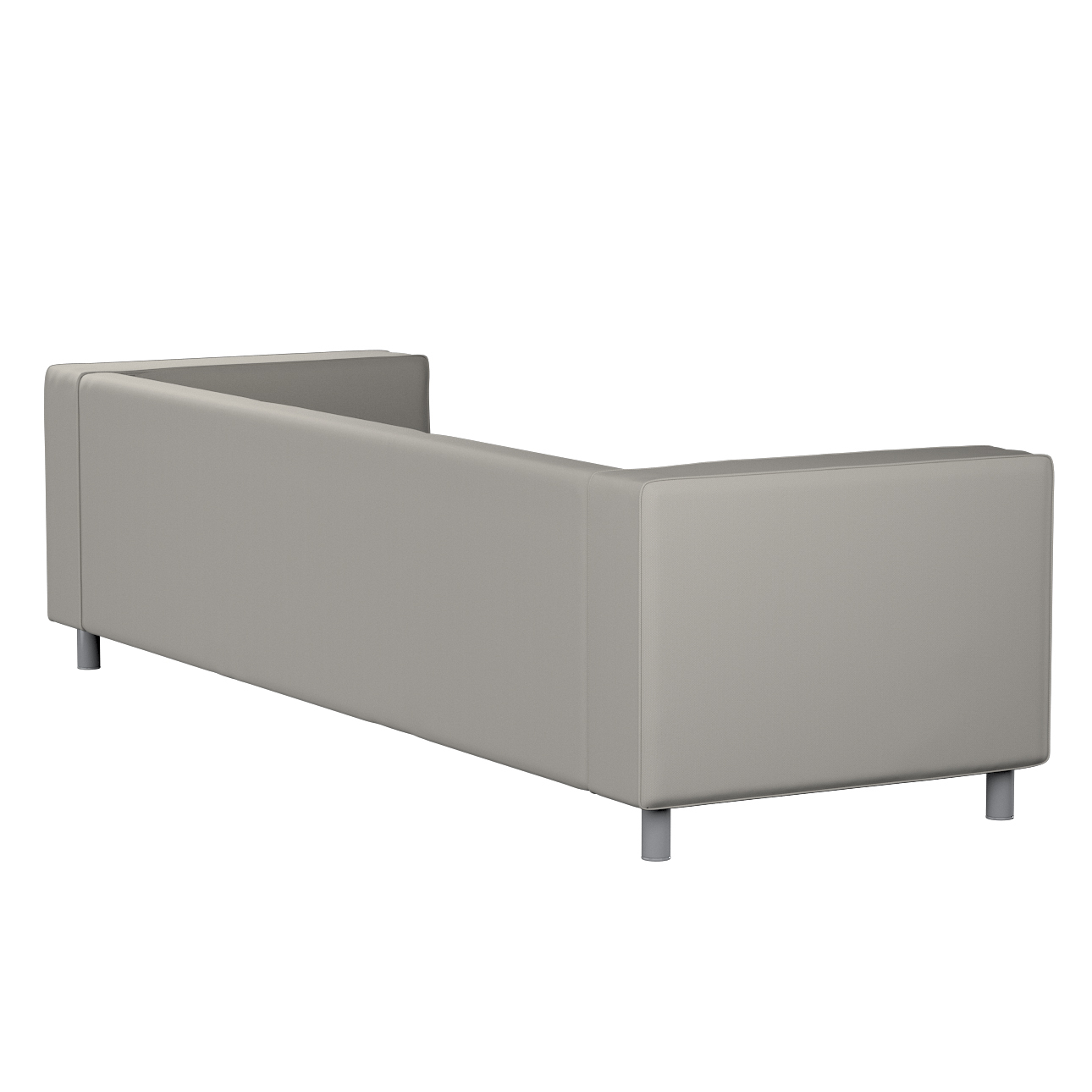 Bezug für Klippan 4-Sitzer Sofa, grau, Bezug für Klippan 4-Sitzer, Living I günstig online kaufen