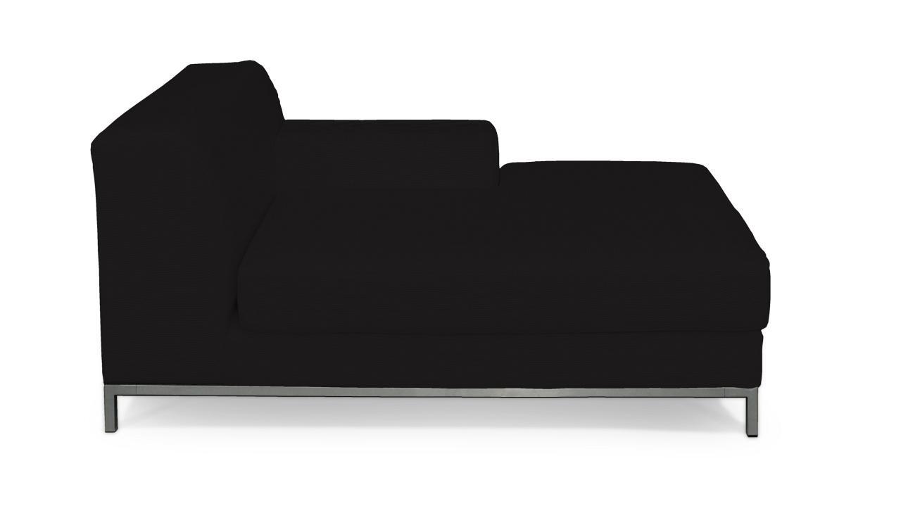 Dekoria Bezug für Kramfors Sofa Recamiere rechts, Kollektion Cotton Panama, schwarz