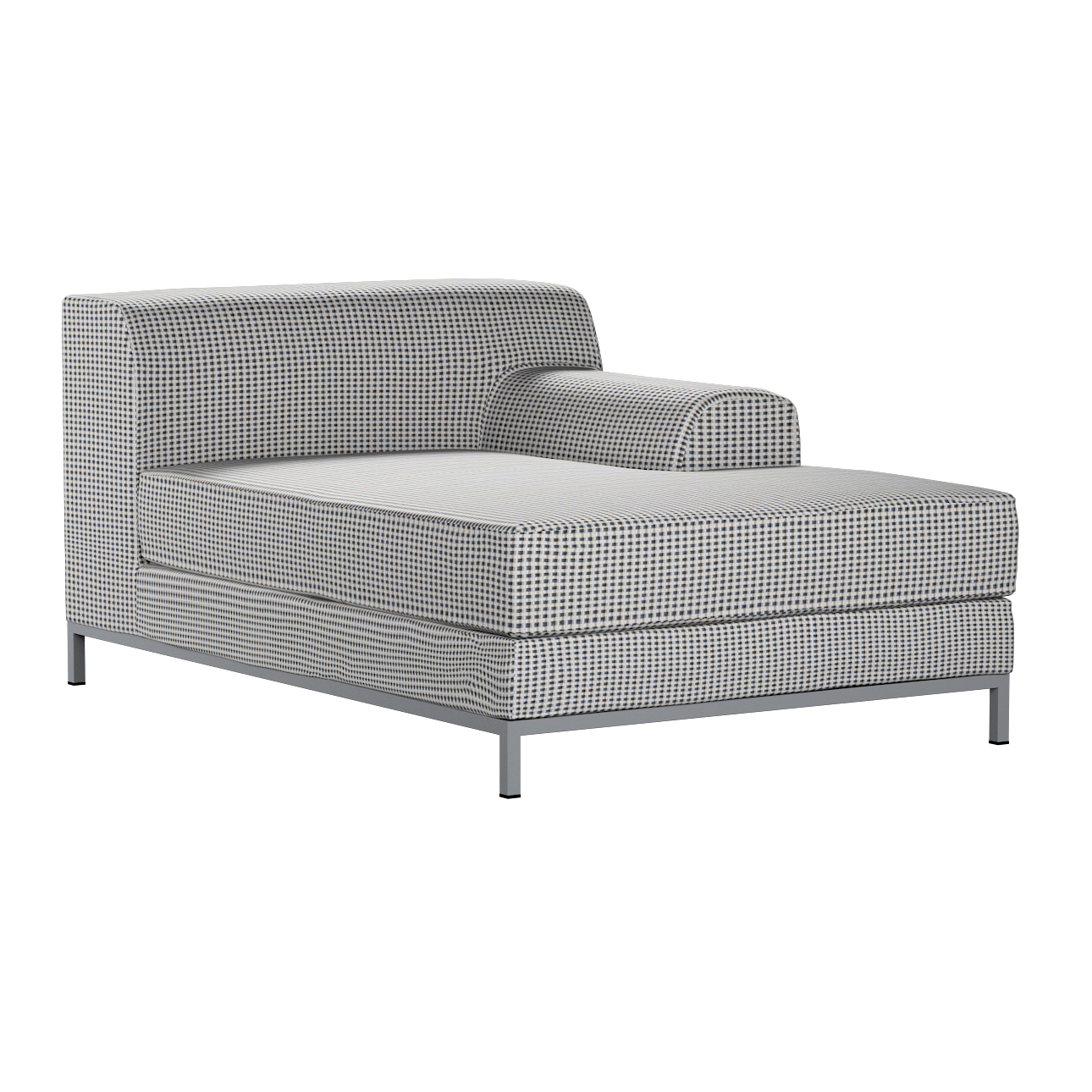 Bezug für Kramfors Sofa Recamiere rechts, schwarz-beige, Bezug für Recamier günstig online kaufen