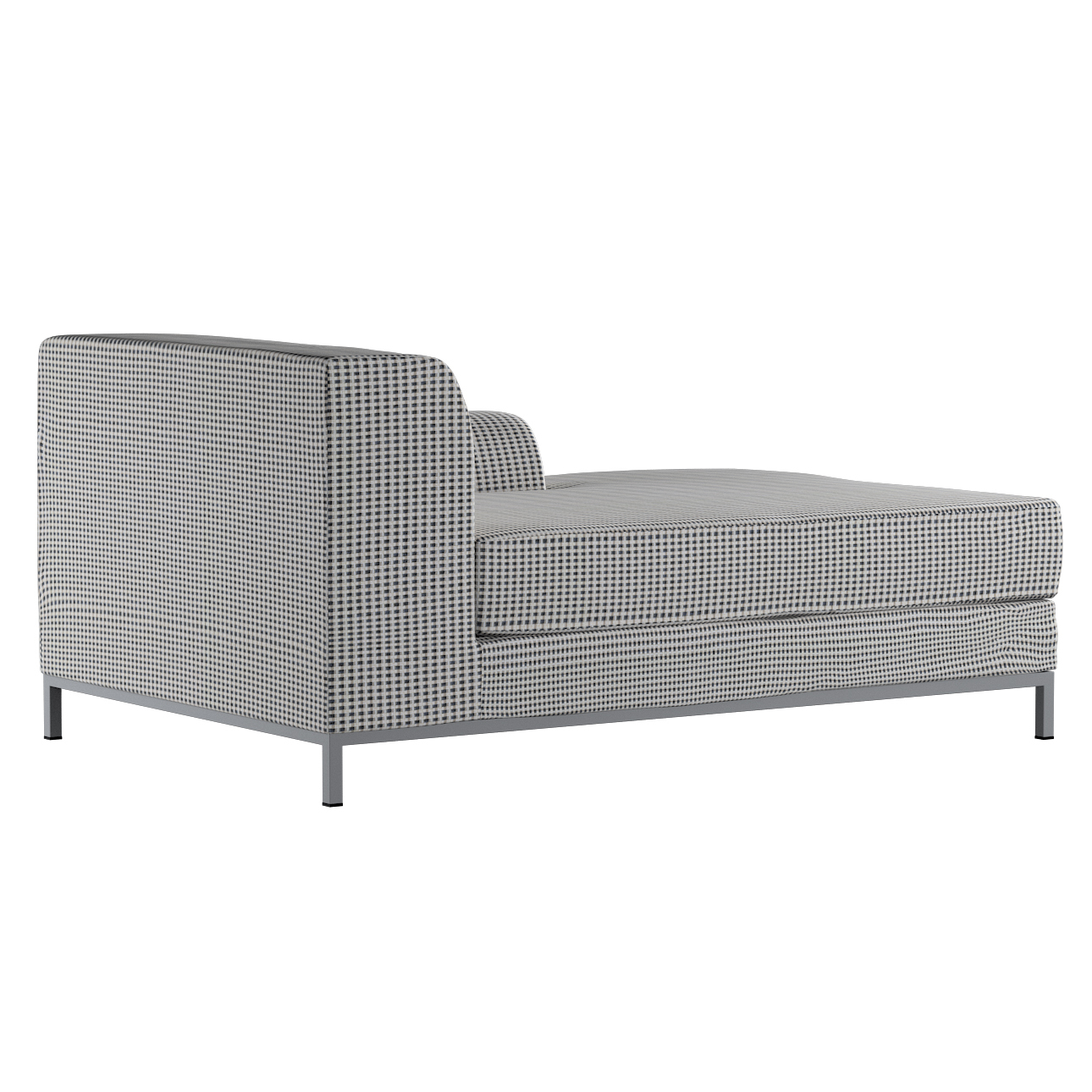 Bezug für Kramfors Sofa Recamiere rechts, schwarz-beige, Bezug für Recamier günstig online kaufen