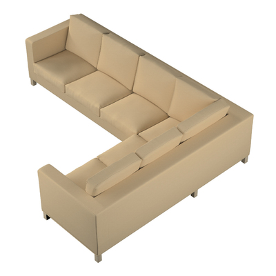 Bezug für Karlanda Sofa Ecke links 36cm x 30cm x 50cm von der Kollektion Cotton Panama, Stoff: 702-47