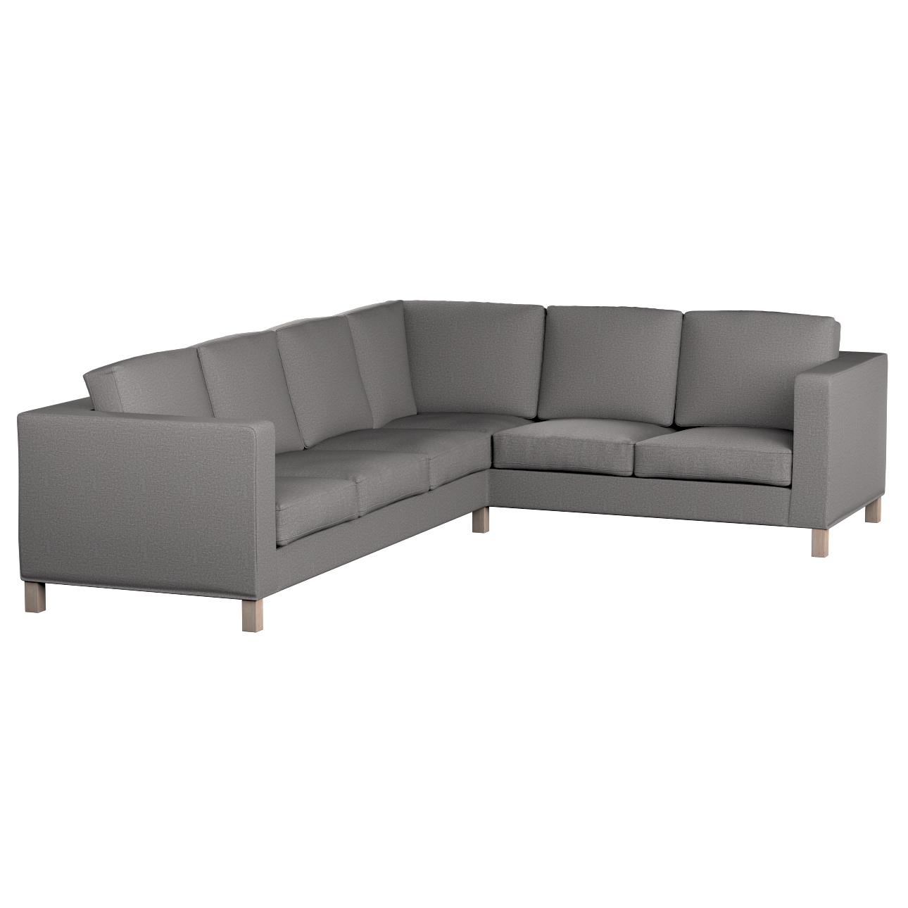 Bezug für Karlanda Sofa Ecke links, grau, 36cm x 30cm x 50cm, Edinburgh (11 günstig online kaufen