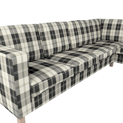Bezug für Karlanda Sofa Ecke links 36cm x 30cm x 50cm von der Kollektion Edinburgh, Stoff: 115-74