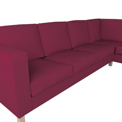 Karlanda betræk hjørnesofa, venstre (før 2008 Karlstad) 217 X 275 X 66 CM fra kollektionen Cotton Panama, Stof: 702-32