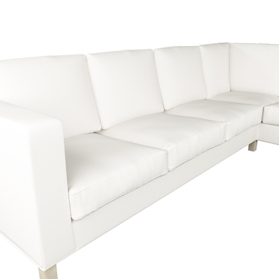 Karlanda betræk hjørnesofa, venstre (før 2008 Karlstad) 217 X 275 X 66 CM fra kollektionen Cotton Panama, Stof: 702-49