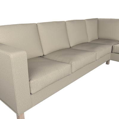 Karlanda betræk hjørnesofa, venstre (før 2008 Karlstad) 217 X 275 X 66 CM fra kollektionen Amsterdam, Stof: 704-52