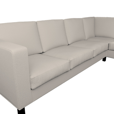 Karlanda betræk hjørnesofa, venstre (før 2008 Karlstad) 217 X 275 X 66 CM fra kollektionen Teddy, Stof: 702-81