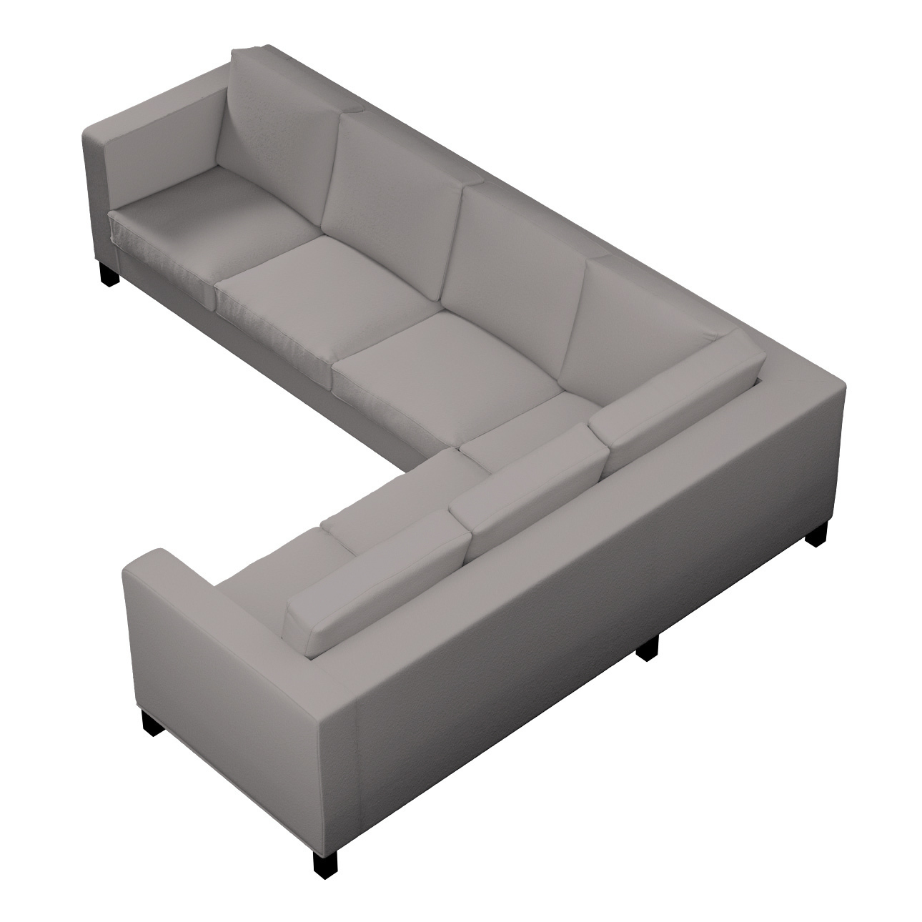 Bezug für Karlanda Sofa Ecke links, beige, 36cm x 30cm x 50cm, Bouclé (702- günstig online kaufen