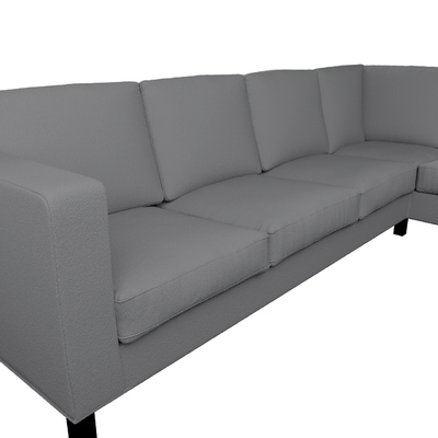 Karlanda betræk hjørnesofa, venstre (før 2008 Karlstad) 217 X 275 X 66 CM fra kollektionen Teddy, Stof: 702-83