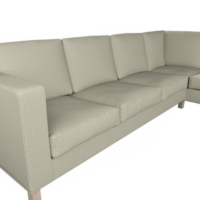 Housse canapé d'angle gauche Karlanda 217 x 275 x 66 cm dans la collection Madrid, Tissu: 162-22