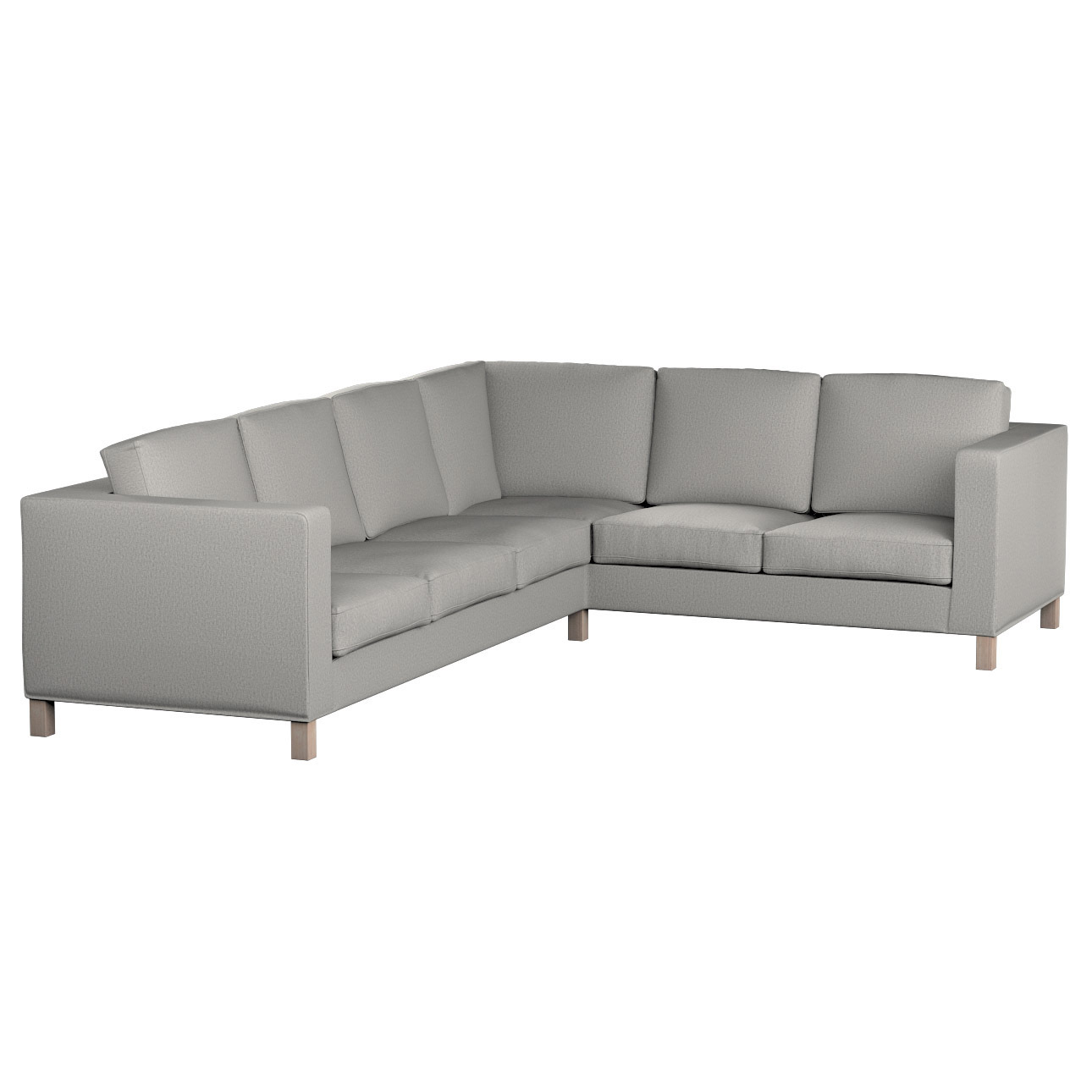 Bezug für Karlanda Sofa Ecke links, grau-beige, 36cm x 30cm x 50cm, Madrid günstig online kaufen