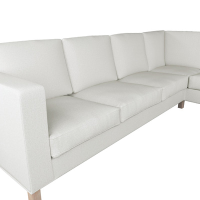 Bezug für Karlanda Sofa Ecke links 36cm x 30cm x 50cm von der Kollektion Amsterdam, Stoff: 704-53