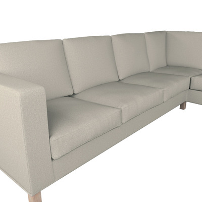 Karlanda trekk hjørnesofa, venstre (før 2008 Karlstad) 217 X 275 X 66 CM fra kolleksjonen Amsterdam, Stoffets bredde: 704-54
