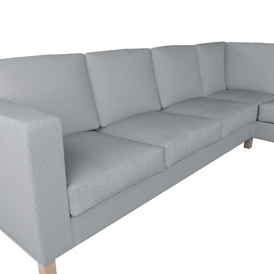 Karlanda betræk hjørnesofa, venstre (før 2008 Karlstad) 217 X 275 X 66 CM fra kollektionen Amsterdam, Stof: 704-55
