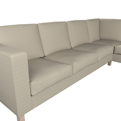 Karlanda betræk hjørnesofa, venstre (før 2008 Karlstad) 217 X 275 X 66 CM fra kollektionen Living 2, Stof: 162-08