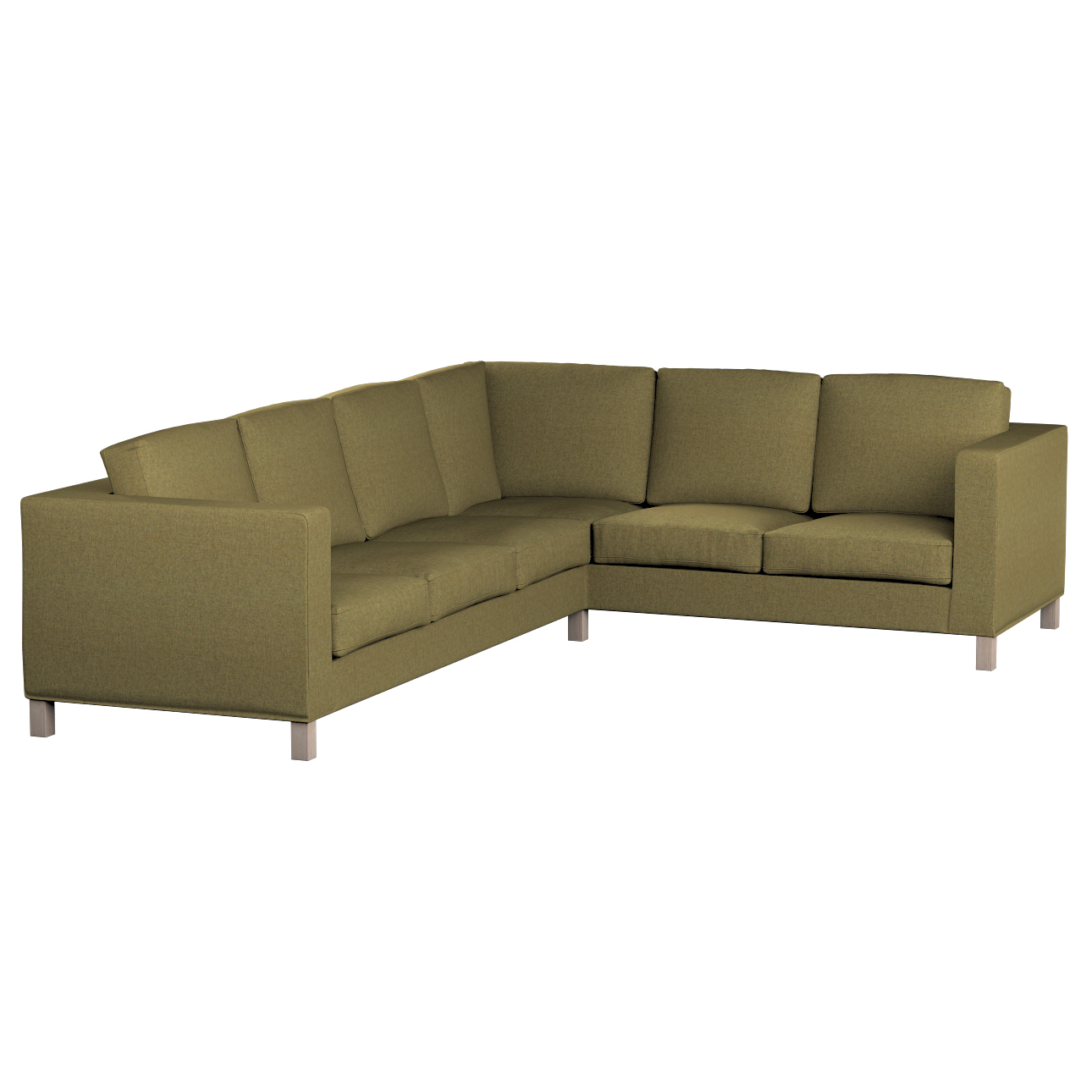 Bezug für Karlanda Sofa Ecke links, olivgrün, 36cm x 30cm x 50cm, Madrid (1 günstig online kaufen