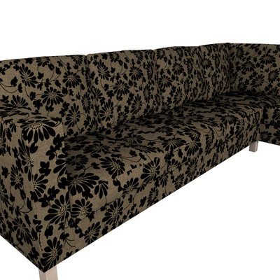 Pokrowiec na sofę narożną lewostronną Karlanda 217 x 275 x 66 cm w kolekcji Living Plus, tkanina: 162-11
