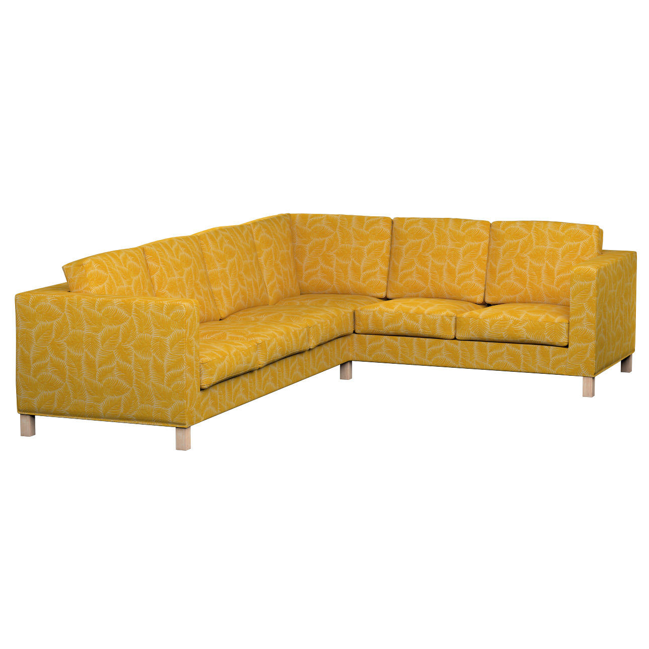 Bezug für Karlanda Sofa Ecke links, honiggelb, 36cm x 30cm x 50cm, Cosy Hom günstig online kaufen