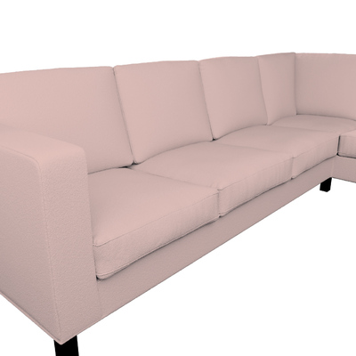 Karlanda betræk hjørnesofa, venstre (før 2008 Karlstad) 217 X 275 X 66 CM fra kollektionen Teddy, Stof: 702-84