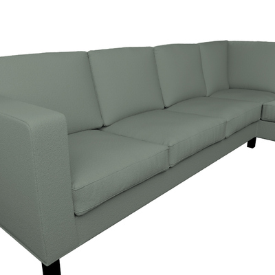 Karlanda betræk hjørnesofa, venstre (før 2008 Karlstad) 217 X 275 X 66 CM fra kollektionen Teddy, Stof: 702-85