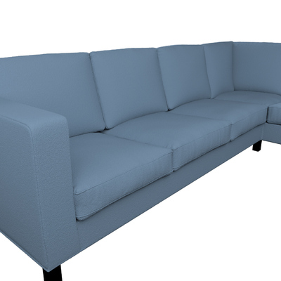Karlanda betræk hjørnesofa, venstre (før 2008 Karlstad) 217 X 275 X 66 CM fra kollektionen Teddy, Stof: 702-86