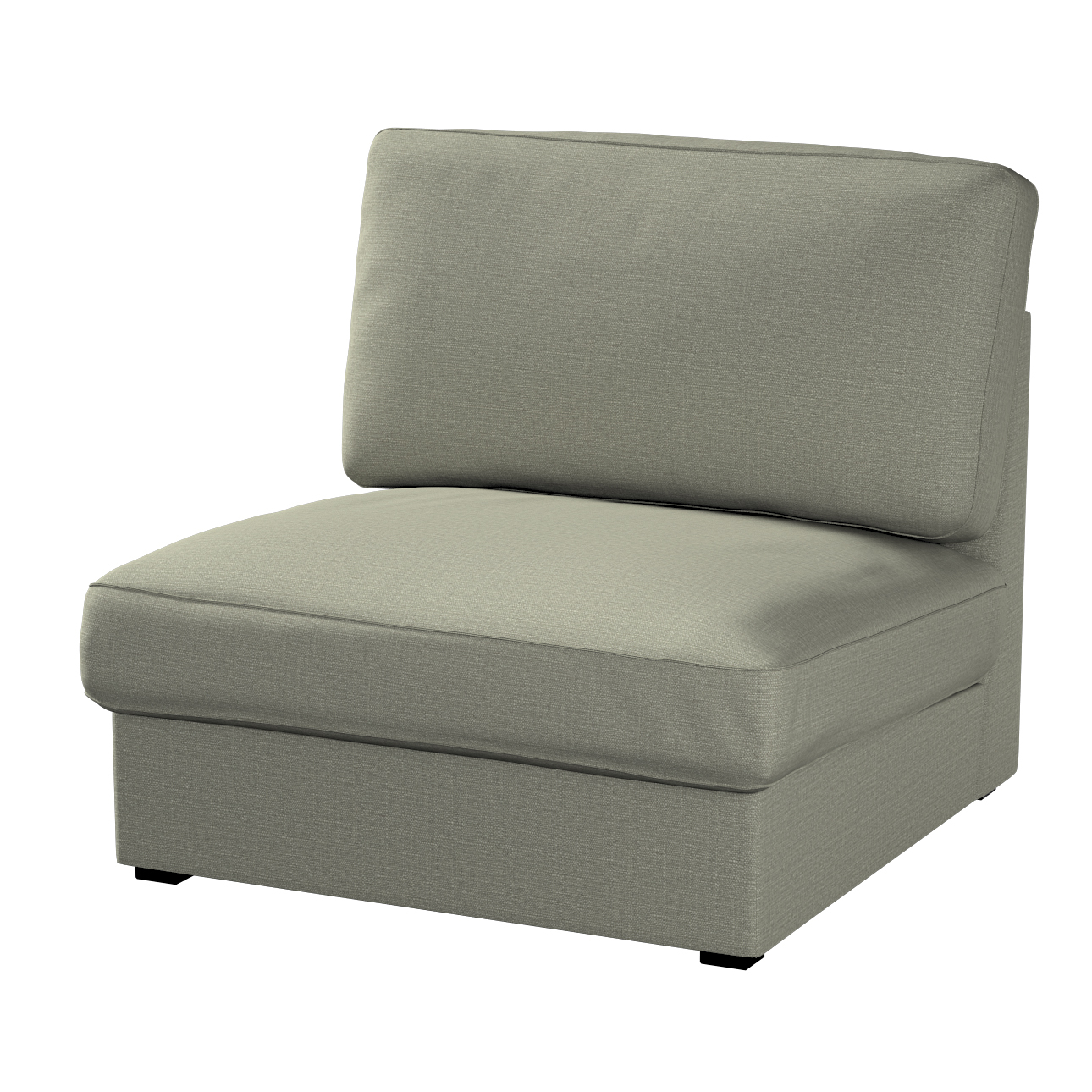 Bezug für Kivik Sessel nicht ausklappbar, grau-beige, Bezug für Sessel Kivi günstig online kaufen
