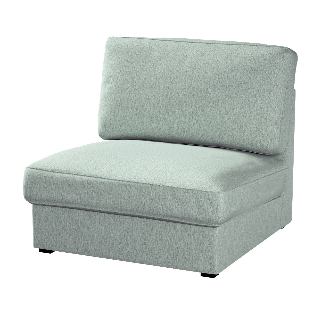 Kivik armchair cover non-folding, beige and eucalyptus, 162-04