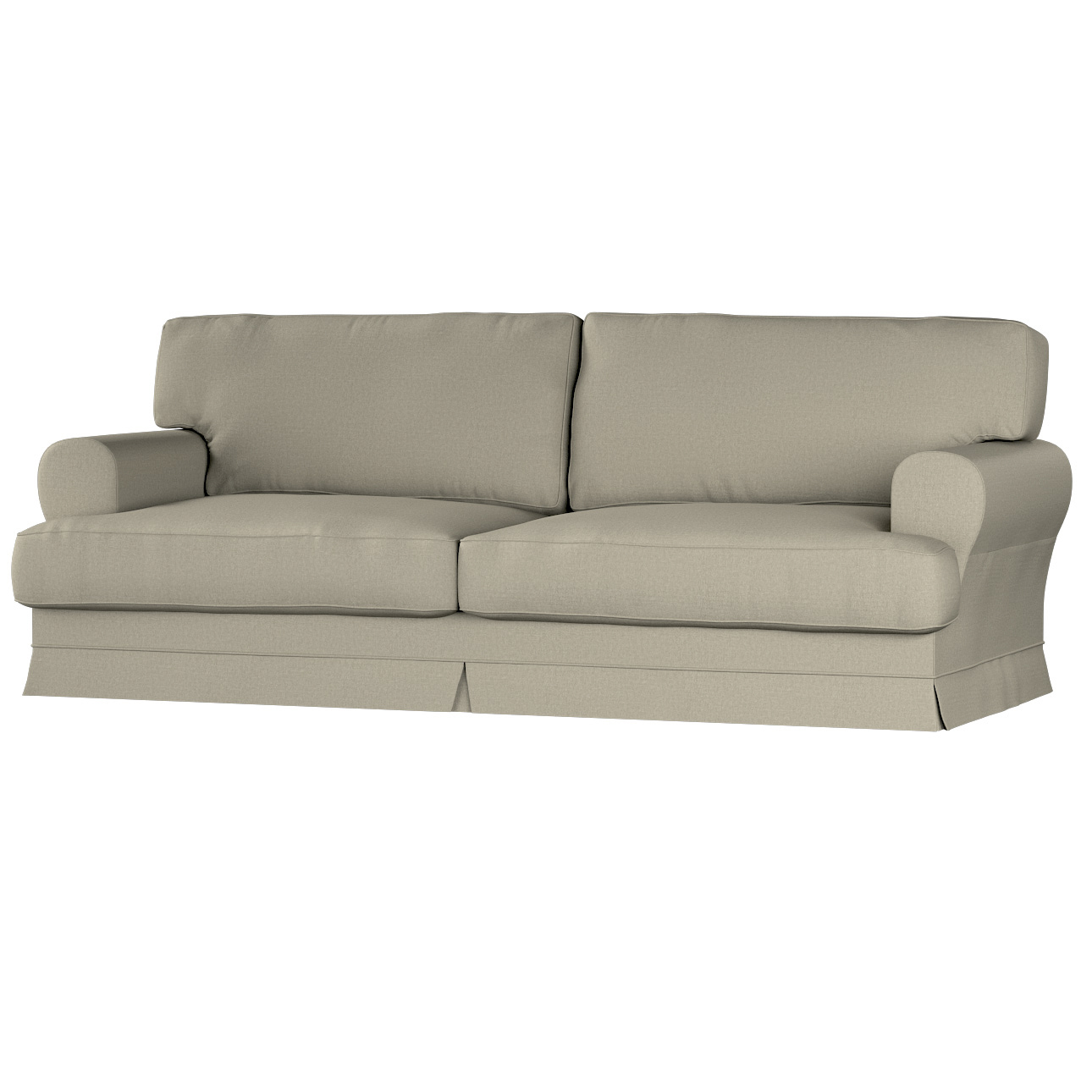 Dekoria Bezug für Ekeskog Sofa nicht ausklappbar, Kollektion Living Basic, grau