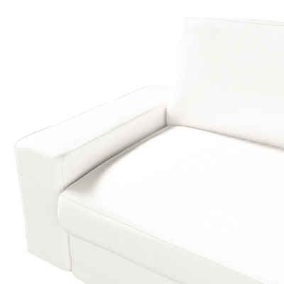 Kivik betræk 3 personer 228 X 95 X 83 CM fra kollektionen Cotton Panama, Stof: 702-49
