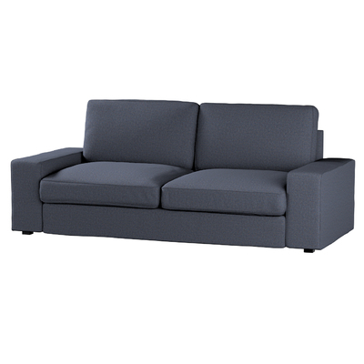 Kivik 3-seater sofa cover, navy blue melange, 162-30, 228 x 95 x