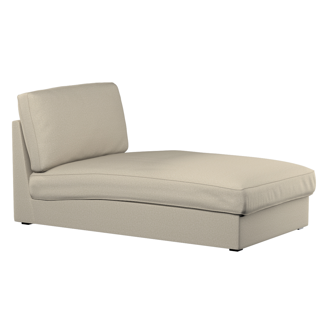 Bezug für Kivik Recamiere Sofa, grau-beige, Bezug für Kivik Recamiere, Amst günstig online kaufen