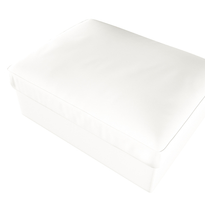 Pokrowiec na podnóżek Kivik Podnóżek Kivik w kolekcji Cotton Panama, tkanina: 702-49