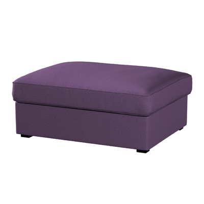 Kivik betræk fodskammel m/opbevaring